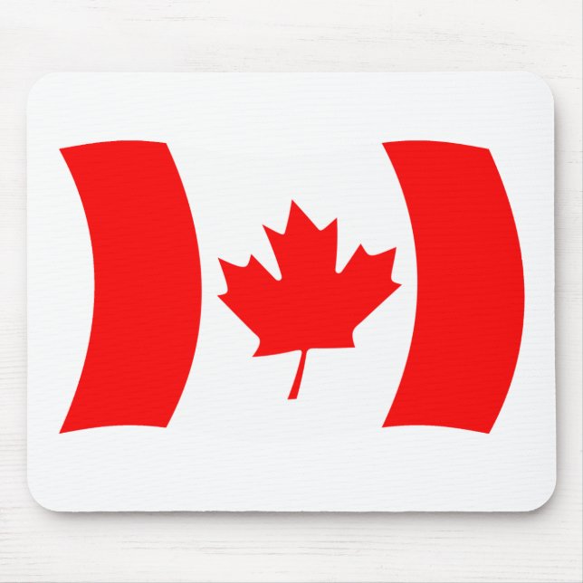 Alfombrilla de ratón de la bandera de Canadá (Frente)
