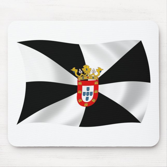 Alfombrilla de ratón de la bandera de Ceuta (Frente)
