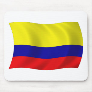 Alfombrilla de ratón de la bandera de Colombia