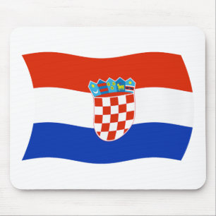 Alfombrilla de ratón de la bandera de Croacia