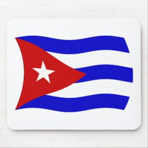 Alfombrilla de ratón de la bandera de Cuba
