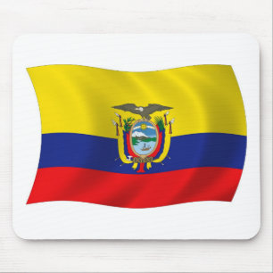 Alfombrilla de ratón de la bandera de Ecuador