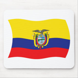 Alfombrilla de ratón de la bandera de Ecuador