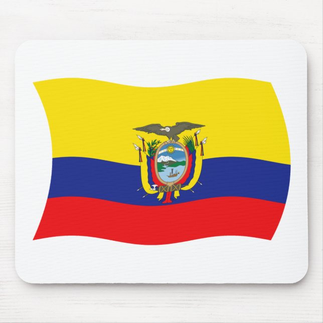 Alfombrilla de ratón de la bandera de Ecuador (Frente)
