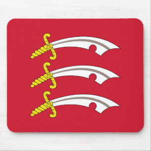 Alfombrilla de ratón de la bandera de Essex