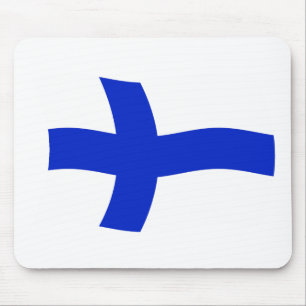 Alfombrilla de ratón de la bandera de Finlandia