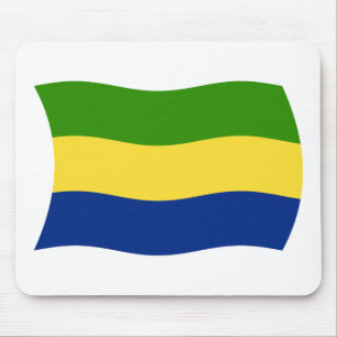Alfombrilla de ratón de la bandera de Gabón