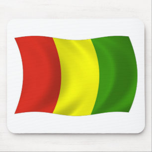 Alfombrilla de ratón de la bandera de Guinea
