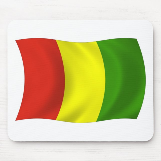 Alfombrilla de ratón de la bandera de Guinea (Frente)