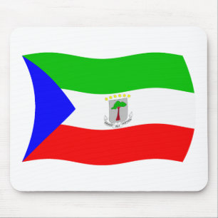 Alfombrilla de ratón de la bandera de Guinea Ecuat