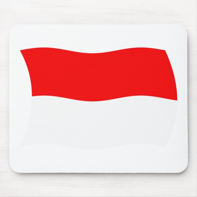 Alfombrilla de ratón de la bandera de Indonesia (Frente)