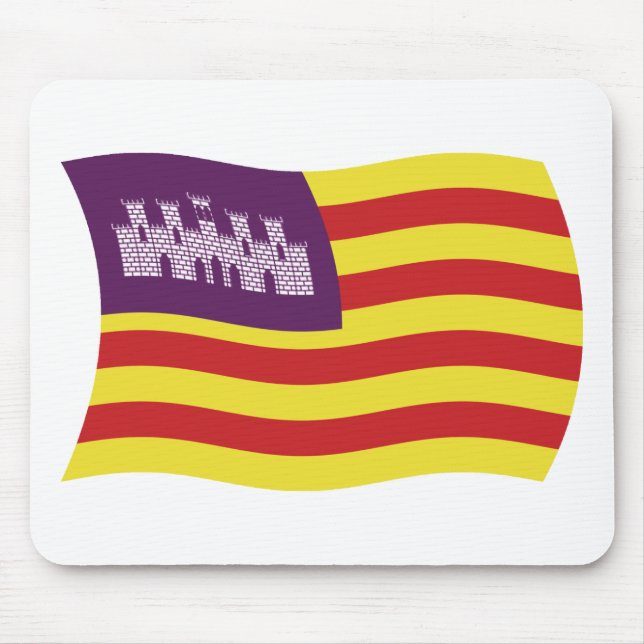Alfombrilla de ratón de la bandera de las Islas Ba (Frente)