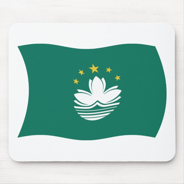 Alfombrilla de ratón de la bandera de Macao (Frente)