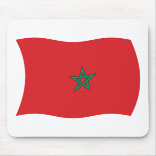 Alfombrilla de ratón de la bandera de Marruecos