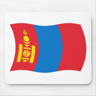 Alfombrilla de ratón de la bandera de Mongolia