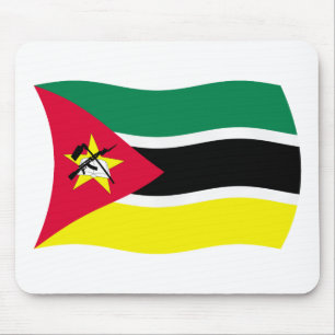 Alfombrilla de ratón de la bandera de Mozambique