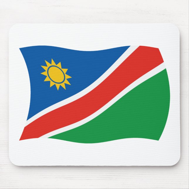 Alfombrilla de ratón de la bandera de Namibia (Frente)