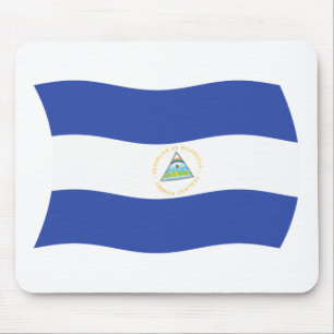 Alfombrilla de ratón de la bandera de Nicaragua