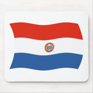 Alfombrilla de ratón de la bandera de Paraguay