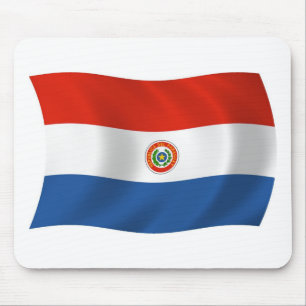 Alfombrilla de ratón de la bandera de Paraguay