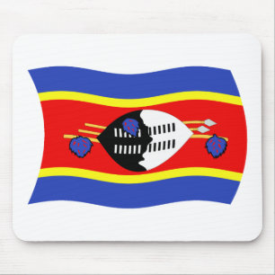 Alfombrilla de ratón de la bandera de Suazilandia
