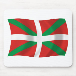 Alfombrilla de ratón de la bandera del pueblo vasc