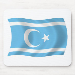 Alfombrilla de ratón de la bandera turcomana iraqu