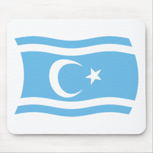 Alfombrilla de ratón de la bandera turcomana iraqu