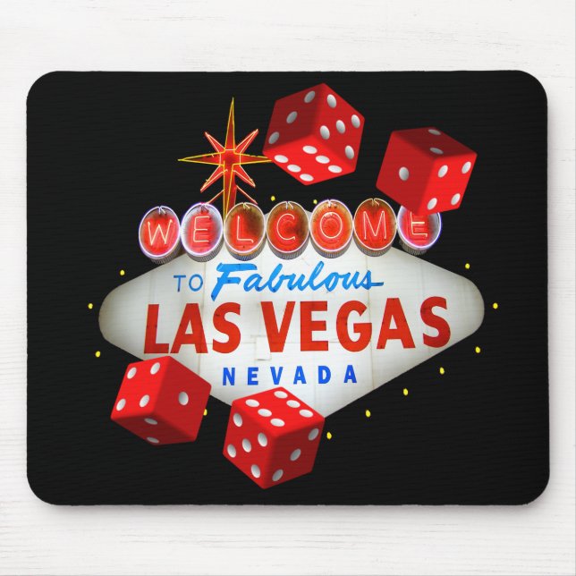Alfombrilla De Ratón Dé la bienvenida a Las Vegas Mousepad (Frente)