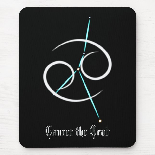Alfombrilla de ratón de la constelación del zodiac (Frente)
