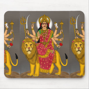 Alfombrilla de ratón de la diosa Durga