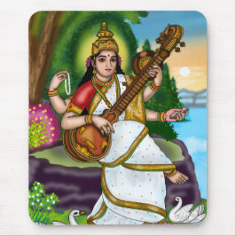 Alfombrilla de ratón de la diosa Saraswati