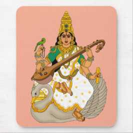 Alfombrilla de ratón de la diosa Saraswati