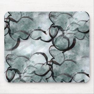 Alfombrilla De Ratón de la mano gris del arte pintura vanguardista,