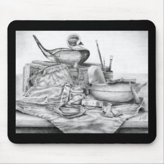 Alfombrilla De Ratón De Longtail todavía de la trampa vida Mousepad