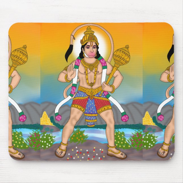Alfombrilla de ratón de Lord Hanuman (Frente)