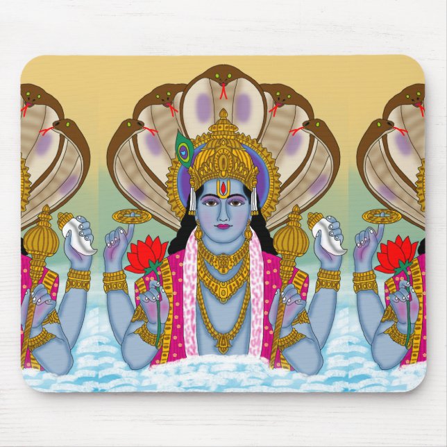 Alfombrilla de ratón de Lord Vishnu (Frente)