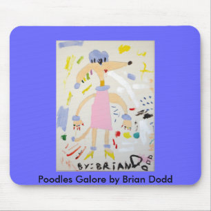 Alfombrilla De Ratón De los caniches cojín de ratón a montones de Bri