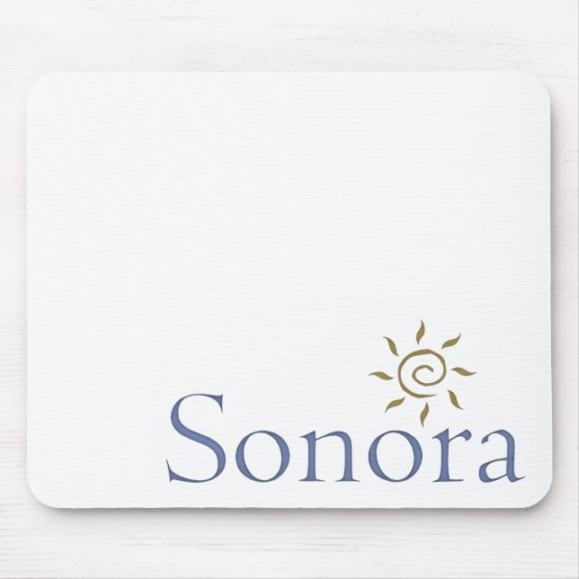 Alfombrilla de ratón de marca Sonora (Frente)