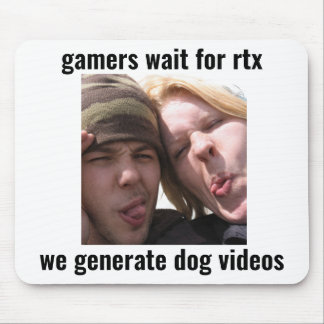 Alfombrilla de ratón de meme de jugador de RTX – G