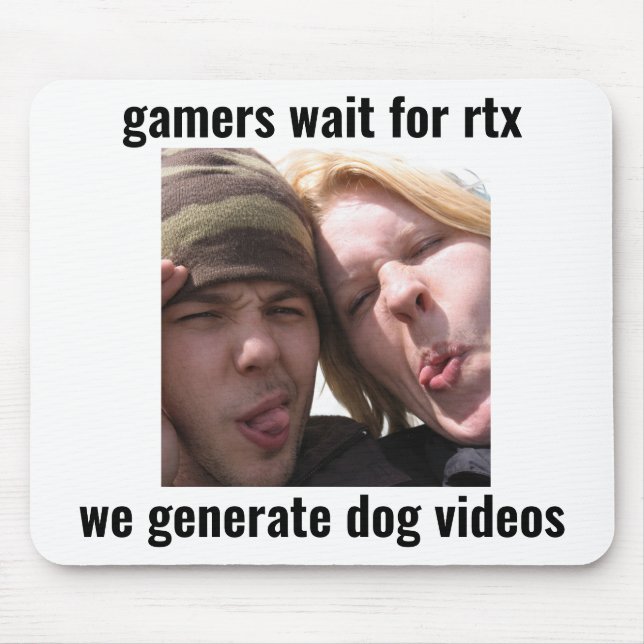 Alfombrilla de ratón de meme de jugador de RTX – G (Frente)