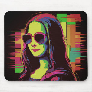 Alfombrilla de ratón de Mona Lisa moderna
