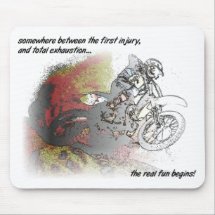 Alfombrilla de ratón de motocross de bicicleta de 