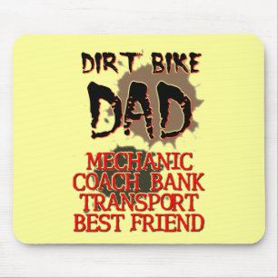 Alfombrilla de ratón de Motocross Dirt Bike Dad