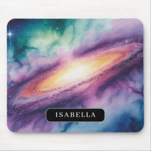 Alfombrilla de ratón de nebulosa de galaxia en acu