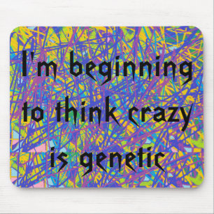 Alfombrilla De Ratón de negro huérfano estoy comenzando a pensar que