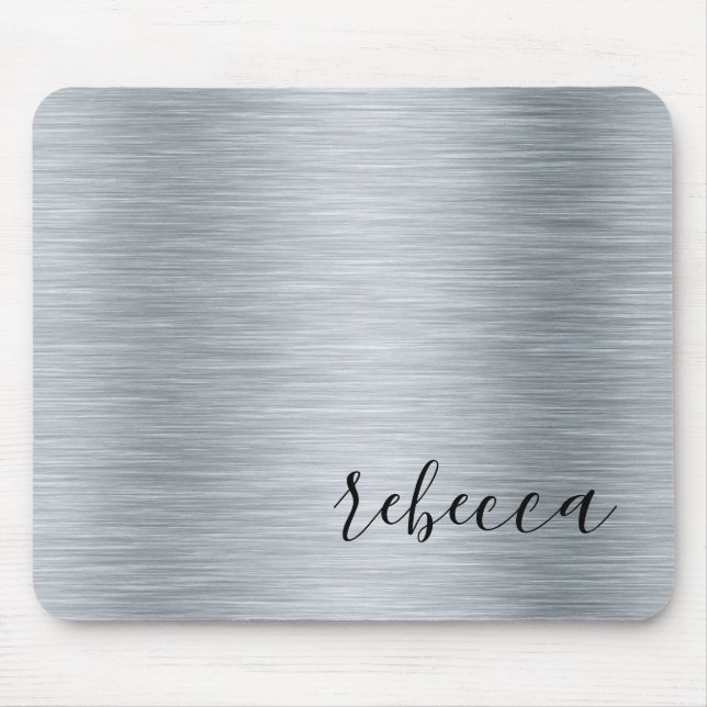 Alfombrilla de ratón de nombre simple moderno plat (Frente)