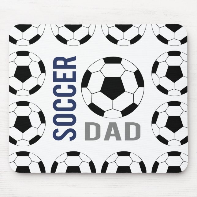 Alfombrilla de ratón de Papá Fútbol (Frente)
