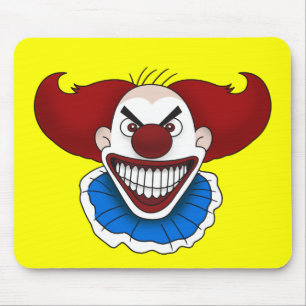 Alfombrilla de ratón de payaso psicópata