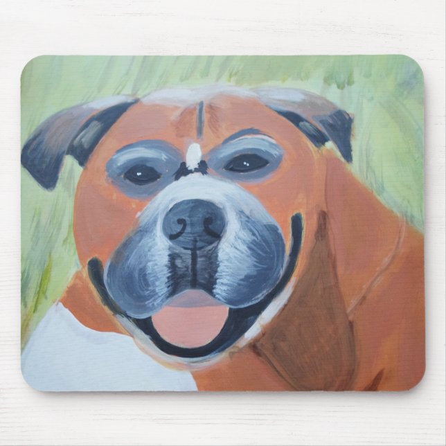 Alfombrilla de ratón de perro boxer (Frente)
